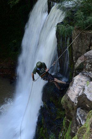 Bekare Waterfall Rappelling near Bhivpuri